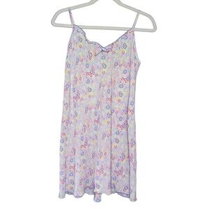 Murano Ditsy Floral Mini Slip Dress In Pastel Florals Small